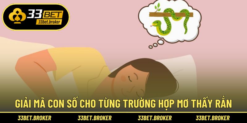 Giải mã con số cho từng trường hợp mơ thấy rắn