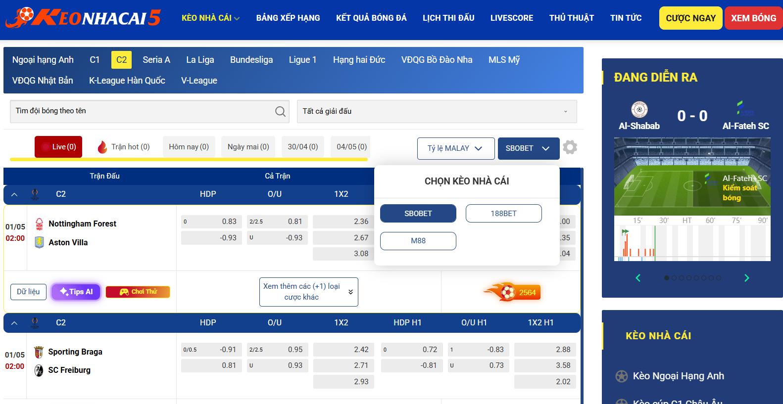 Kèo nhà cái trực tuyến sở hữu sức hấp dẫn mạnh mẽ
